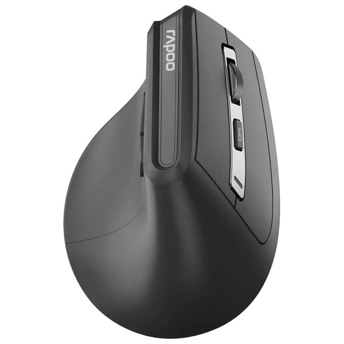 Rapoo EV310M Mouse Wireless Ergonomico 6 Tasti 2400 DPI Connessione Multimodale colore Nero