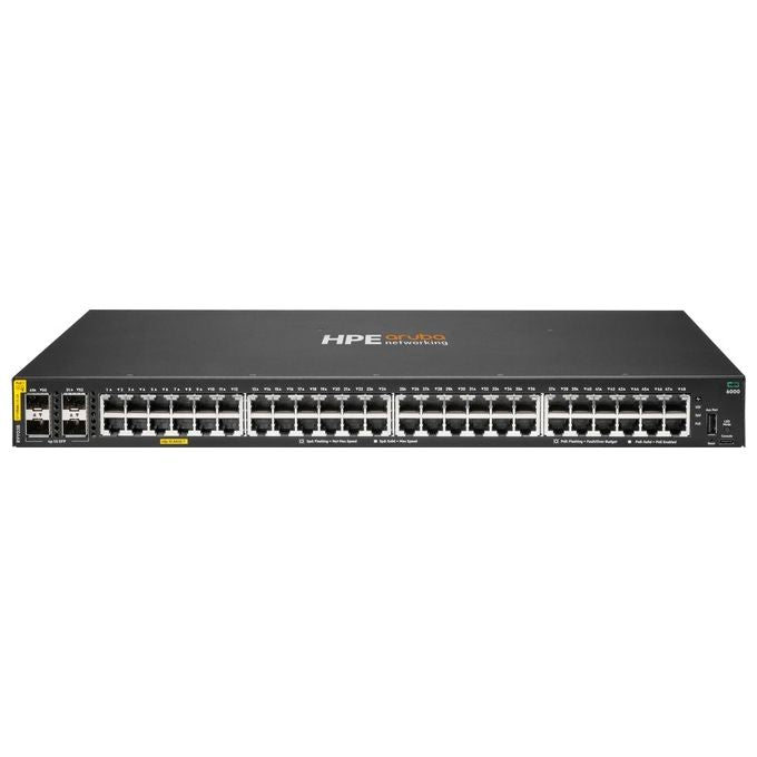 HPE R9Y03B Networking CX6000 Switch 48p 10M-100M-1G PoE 740W colore Nero