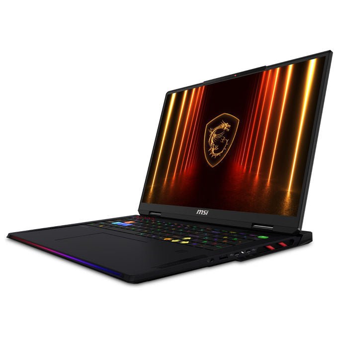 MSI RAIDER A18 HX A9WIG-290IT Raider Computer portatile 18'' Mini LED UHD+ 3840x2400 120 Hz Ryzen 9 9955HX3D RTX 5080 32 GB DDR5 1 TB SSD Wi-Fi 7 Windows 11 colore Nero