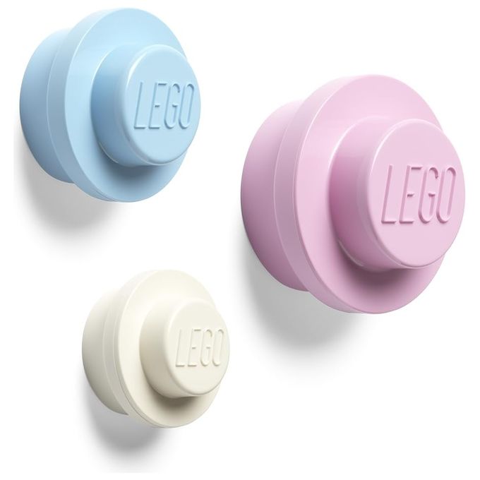 Room Copenhagen Appendiabiti Lego Rosa-Azzurro-Bianco