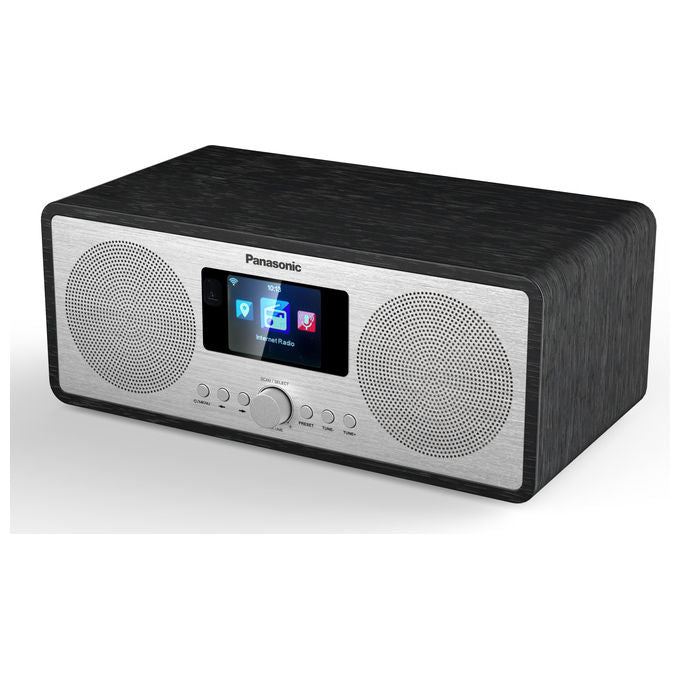 Panasonic RF-D40EG-K Radio Internet DAB+ FM Bluetooth Portatile con USB Display 2.4 pollici 6W colore Nero