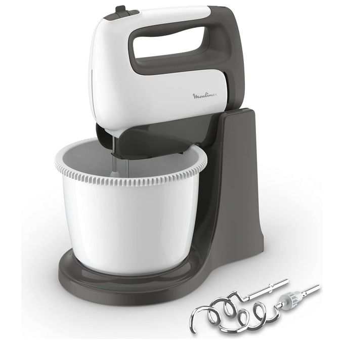 Moulinex HM4641 Prepmix Sbattitore Elettrico 500W Bianco-Nero