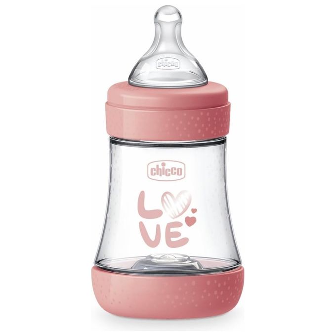 Chicco Biberon Flusso Lento 0 Perfect 5 Rosa