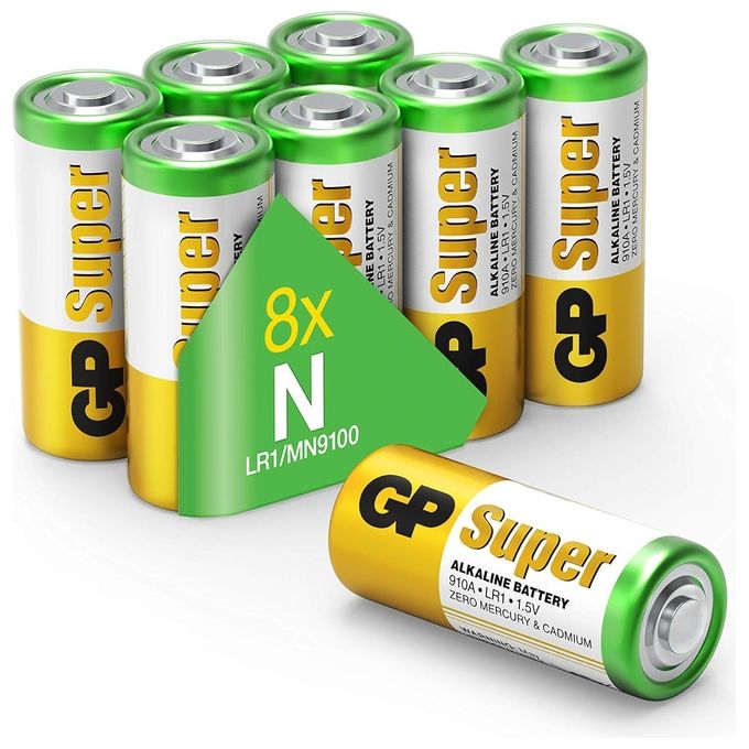 GP Batteries GP Super Lady LR 1 Batterie 8 Pezzi