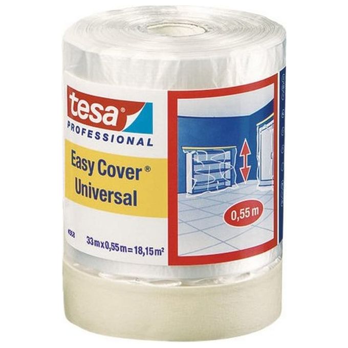 Tesa Pellicola Protettica 33mtx55cm Easy Cover Marrone Chiaro