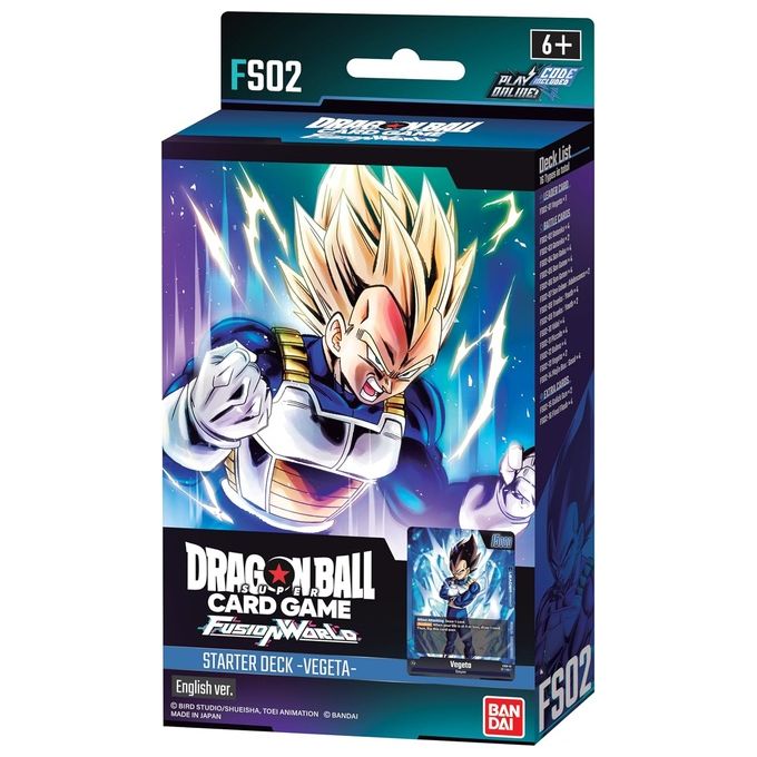Bandai Dragon Ball Super Fusion World Starter Deck Fs02 Eu 1 Mazzo