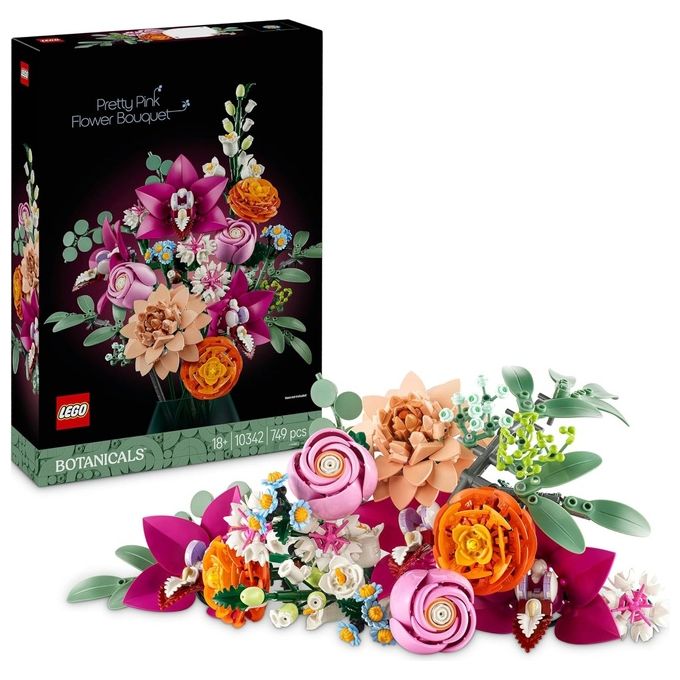 LEGO 10342 Botanicals Set da Costruzione per Adulti 749 Pezzi Multicolore