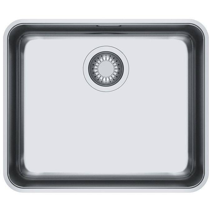Franke ANX 110-48 Aton Lavello Acciaio Inox Spazzolato da incasso Sottotop 1 Vasca Acciaio 51x43cm 122.0204.649