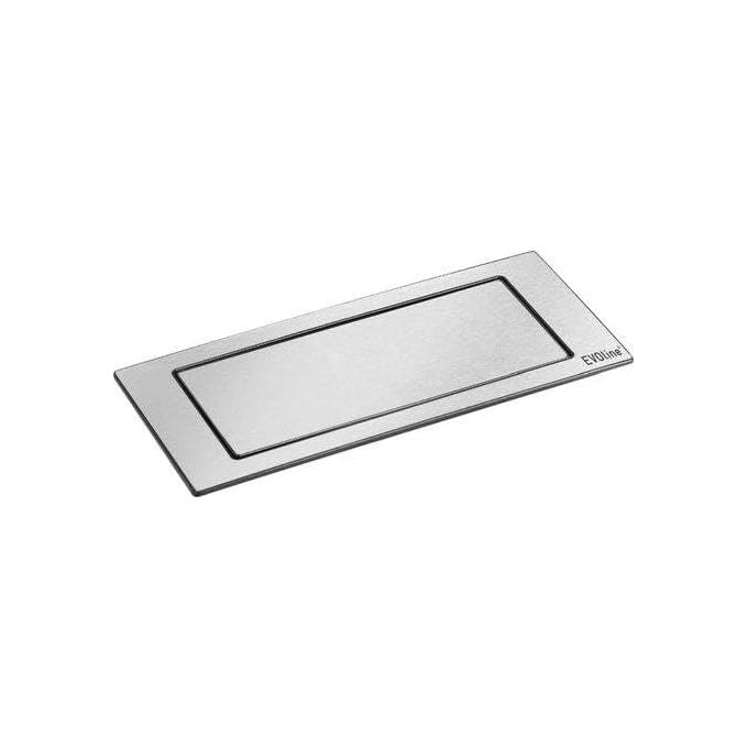 EVO LINE Blocco Prese Backflip 2 Schuko1usb c Inox