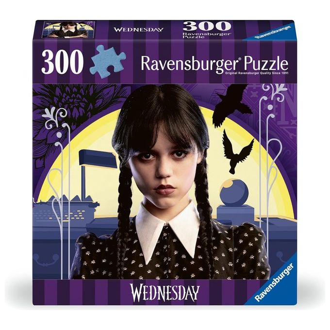 Ravensburger Puzzle 300 Pezzi Wednesday No Hug Zone