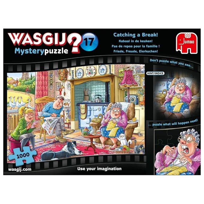 Jumbo Wasgij Mystery 17 Catching a Break Puzzle 1000 Pezzi Puzzle