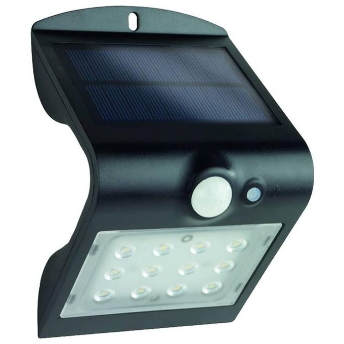 Rev Solare LED Butterfly con Sensore Movimento 1.5W Nero