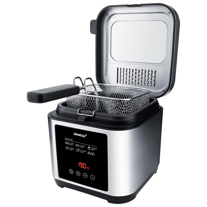Steba DF 150 Friggitrice 1200W con Display Nero