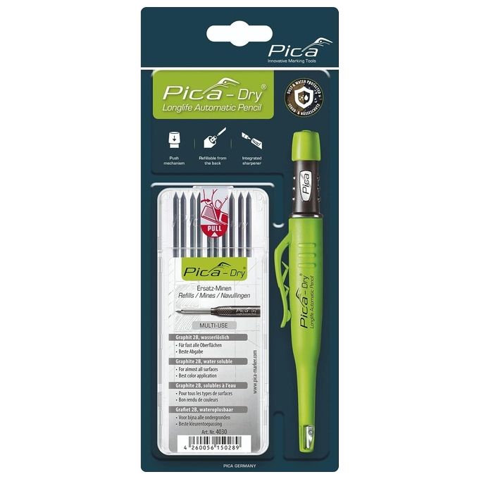 Pica DRY Bundle con 1x Portamine  1x Set Mine Nr. 4030