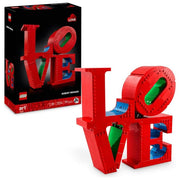 LEGO Art LOVE, Modellino da Costruire Iconica Scultura Pop di Robert Indiana, Hobby Creativo per Adulti, KIT_ Modellismo da Collezione, Idea Regalo Donna, Uomo, Fidanzamento e Anniversario 31214