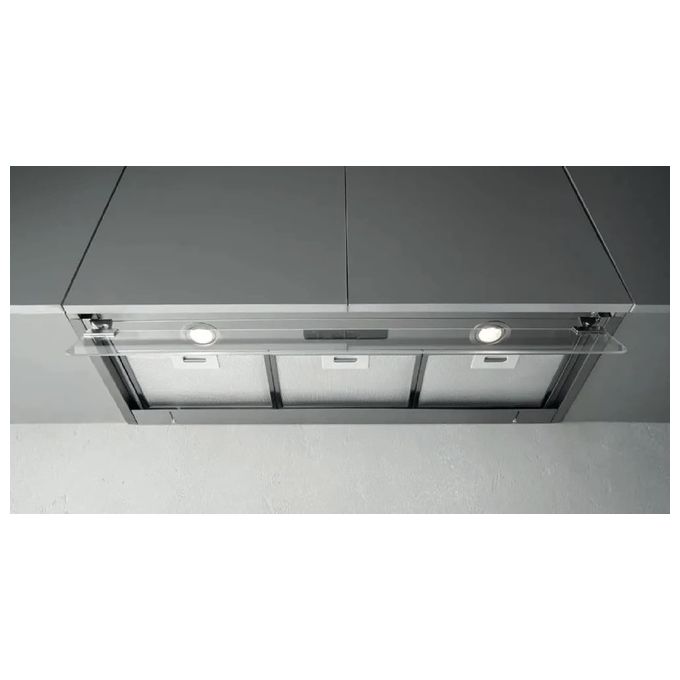 Silverline 3129.6.733.09 Cappa Cucina Aspirante da Incasso Sottopensile Larghezza 60 cm colore Inox