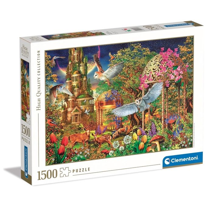 Clementoni Puzzle High Quality Collection Woodland Fantasy Garden 1500 Pezzi