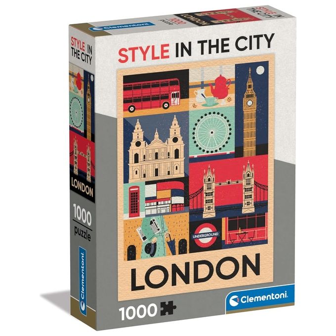 Clementoni Puzzle Style in The City London 1000 Pezzi