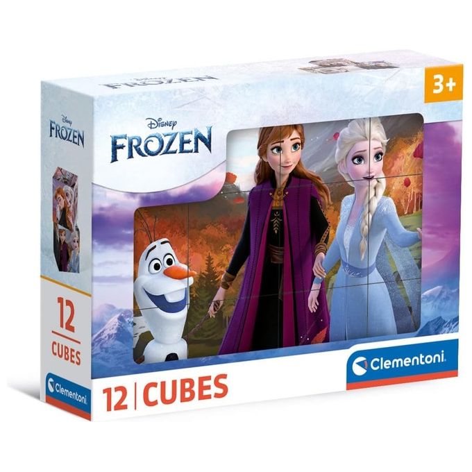 Clementoni Puzzle Frozen Cubi 12 Pezzi