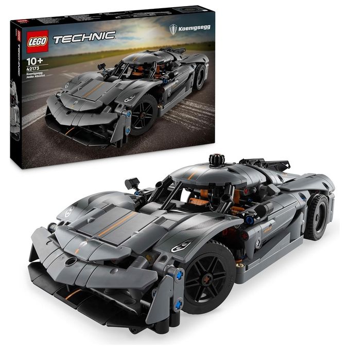 LEGO 42173 Technic Modellino di Auto da Costruire 801 pezzi motore V8 mobile sterzo funzionante porte diedrali sincroelicoidali colore Grigio