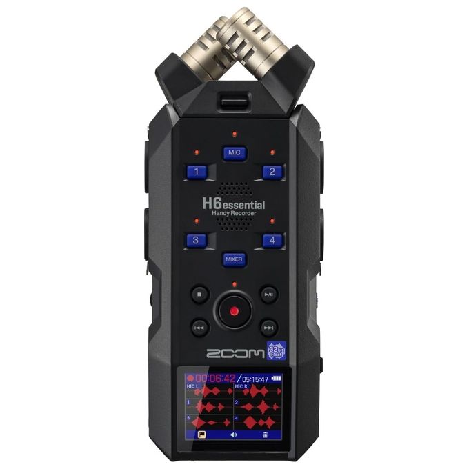 Zoom H6 Essential Registratore Digitale 6 Tracce 32 Bit Floating Point