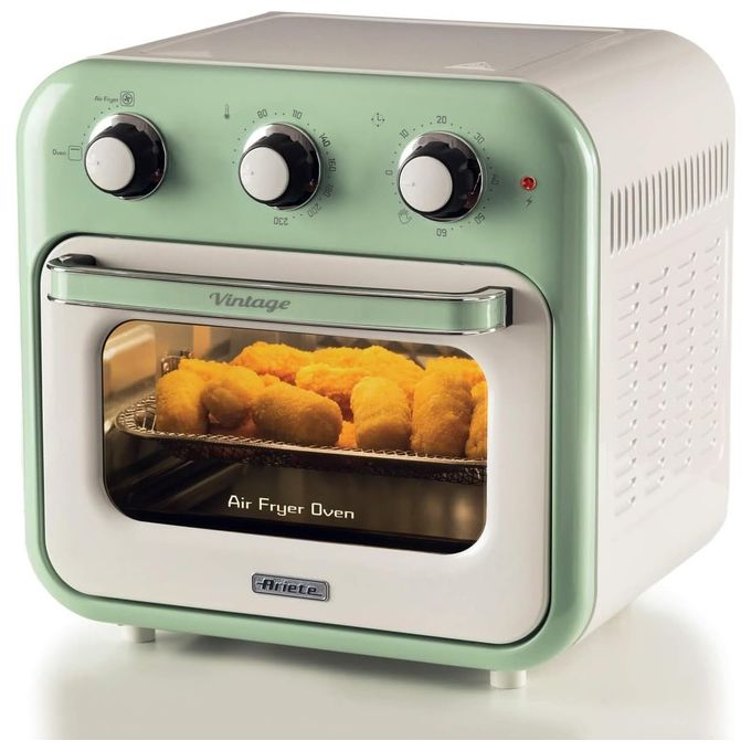 [ComeNuovo] Ariete 4632-04 Friggitrice ad Aria Capacita' 16 Litri Potenza 1400 Watt con Funzione Rotisserie colore Green