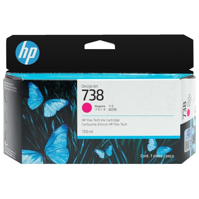 HP Cartuccia d'Inchiostro Magenta DesignJet 738 130ml