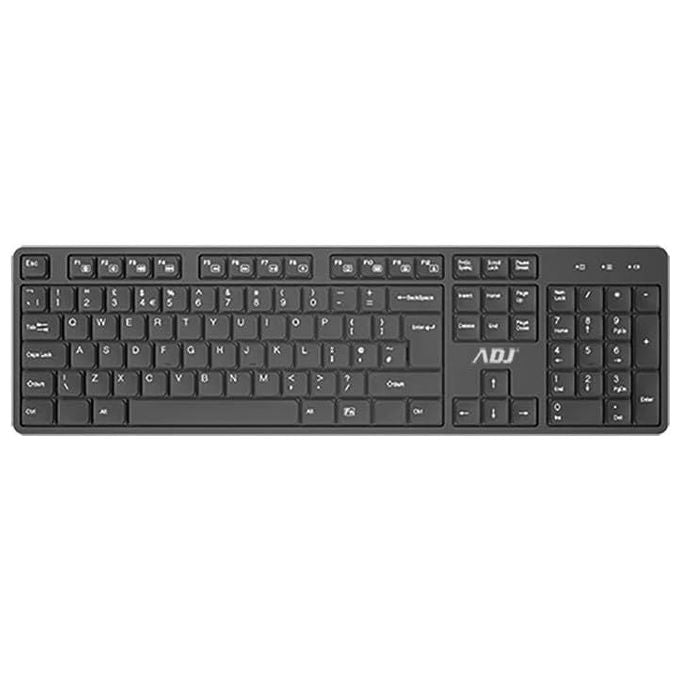Tastiera Wireless Silent Key Bk 103 Tasti Ultra Slim Plugeplay Adj