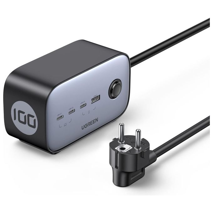 Ugreen DigiNest Pro Ciabatta Cubo Multiprese 2 AC Outlets  100W  3C1A