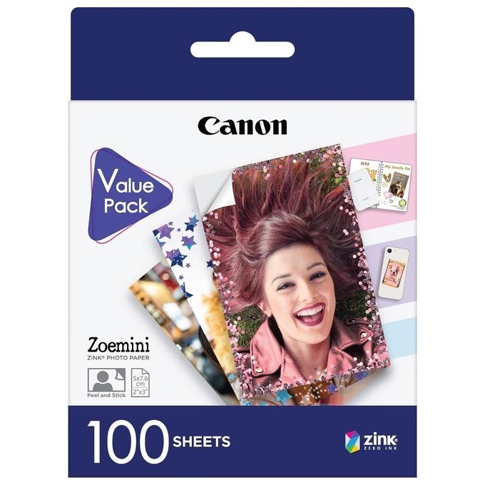 Canon ZP-2030 ZINK Carta 5x7.5cm 100 Fogli