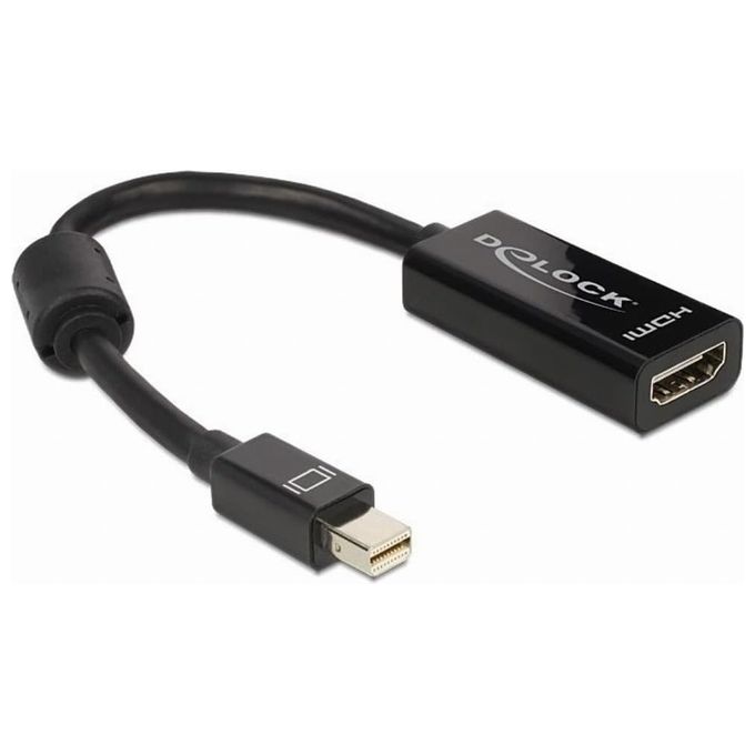 DeLOCK Adattatore Mini DisplayPort - HDMI 0.18mt HDMI tipo A Standard Nero