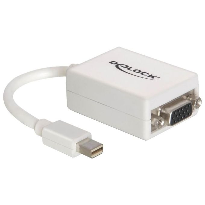 DeLOCK Adattatore Mini Displayport - VGA FM 0.18mt VGA (D-Sub) Bianco