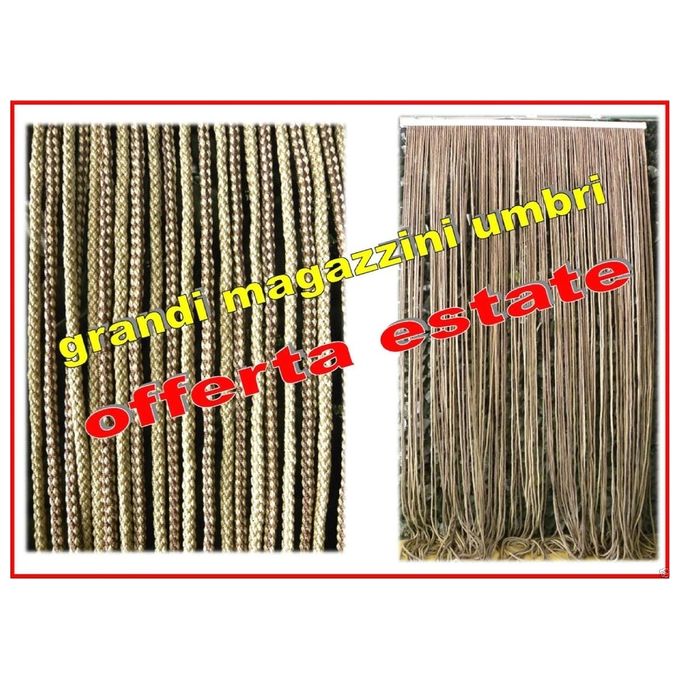 Reds Tenda Cordonetto String Marrone 100x220cm F 104