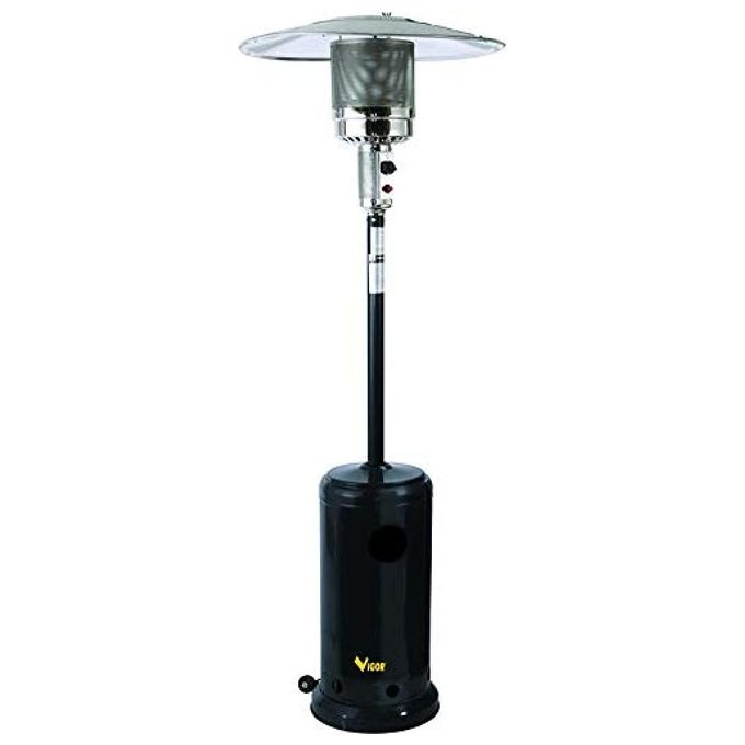 Vigor-Blinky Stufe Dehors Fungo Tonda con Lanterna a Gas Nera