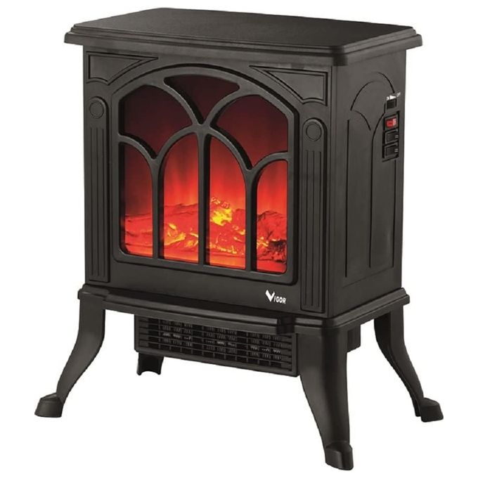 Vigor Stufa Elettrica Ignis Caminetto 1500 Watt