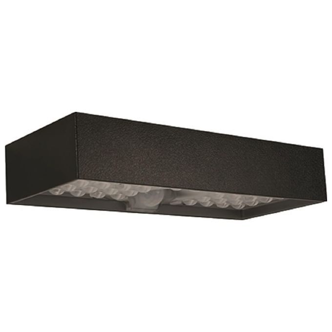 Vigor Applique Led Solari Tebe Nero 6w-800lm