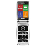 Brondi Contender Telefono Cellulare GSM Dual Sim con Tasti Grandi Bianco