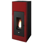 Punto Fuoco Stufa a Pellet Ilaria Hydro 17.5kw Rosso