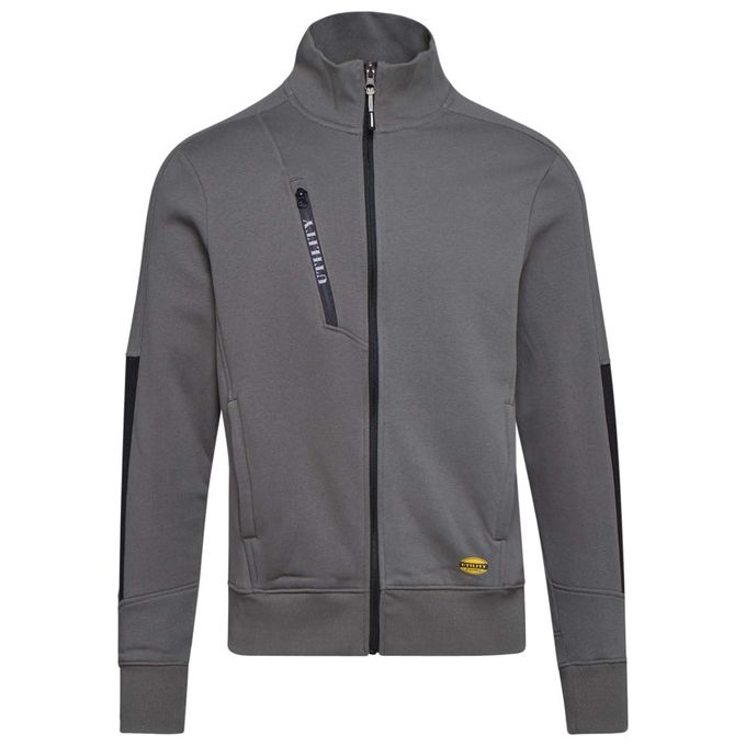 Diadora Felpa Sweatshirt FZ Grigia Taglia M Litework