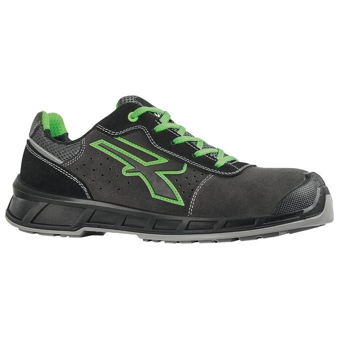 Upower Scarpe Taylor Grigio Verde Basse Numero 44 S1p