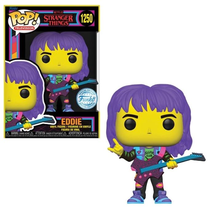 Funko Pop! Television Stranger Things Eddie Guitar St.04 BL Limited Edition