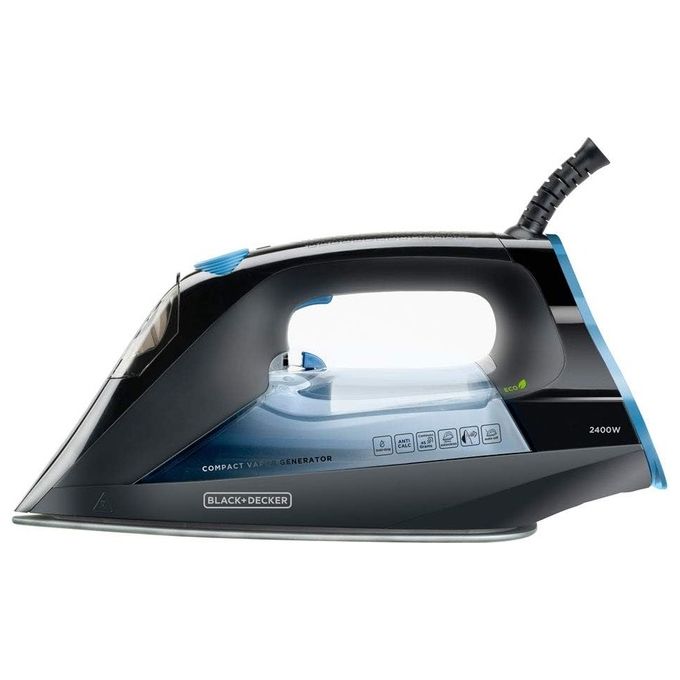 Black+Decker BXIR 2401 E Ferro da Stiro a Vapore con Caldaia