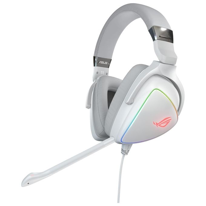 ASUS ROG Delta RGB Gaming Headset with Hi-Res ESS Quad-DAC, Circular RGB Lighting Effect and USB-C Connector for PCs, Consoles and Mobile Gaming
