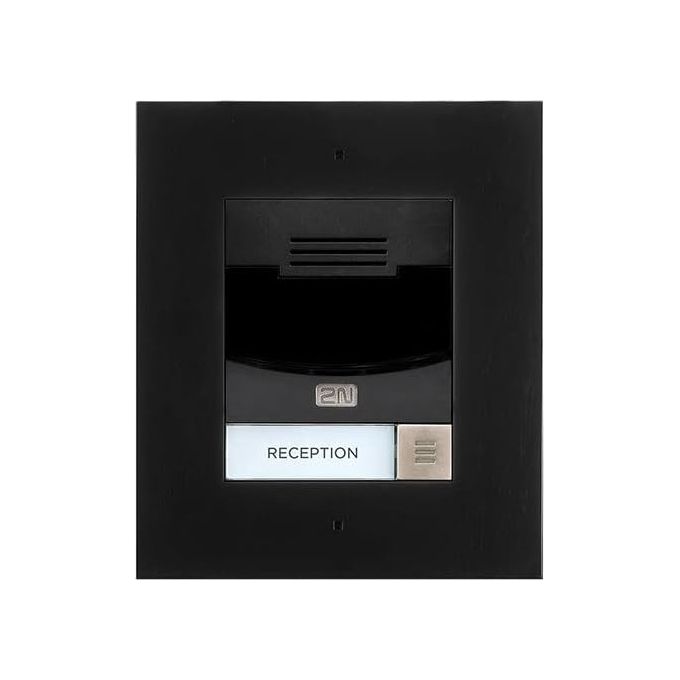 2N Telecommunications 9155301CBF Solo Camera Flush Mount Black Flush