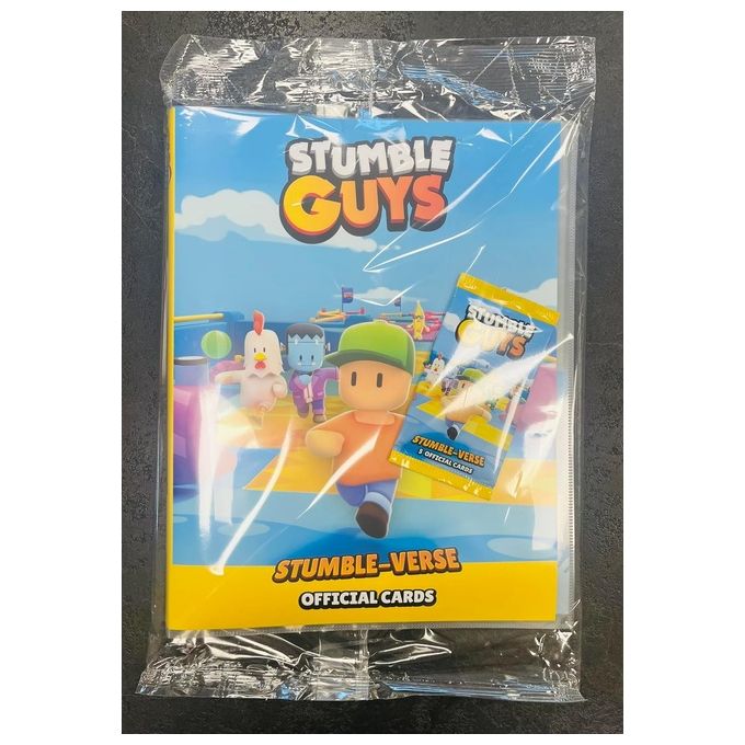 OEM Stumble Guys Card Stumble-Verse Raccoglitore con 1 Busta e Magazine