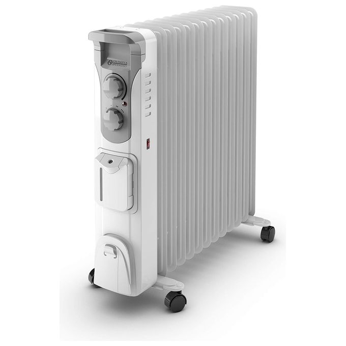 Olimpia Splendid 99298 Caldorad Humi 13 Radiatore ad Olio 2500W con Umidificatore e Timer Bianco
