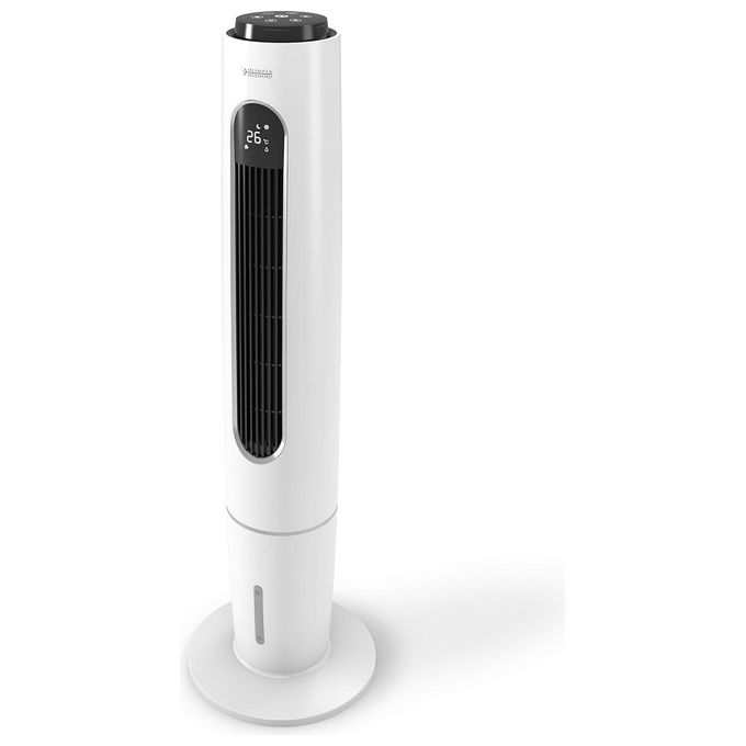 Olimia splendid 99312 peler tower raffrescatore ionizzatore a torre con base oscillante timer e tanica di 35 litri 65w bianco