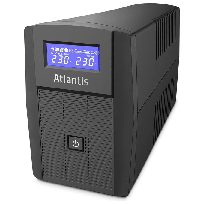 Atlantis Land A03-HP1003 Gruppo di Continuita' UPS a Linea Interattiva 0.8 kVA 480 W 2 Prese AC