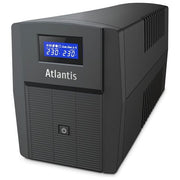 [ComeNuovo] Atlantis A03-HP2003 Gruppo di Continuita' UPS Line Interactive Onda Sinusoidale Pura 1500VA 900W 5 Prese AC Display LCD USB-HID AVR colore Nero