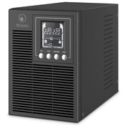 Atlantis A03-OP1002 UPS OnLine Gruppo di Continuita' Server Doppia conversione Onda Sinusoidale Pura 1000VA 900W, Tower, display LCD, USB, seriale RS-232, 4 uscite IEC, porta EPO, slot SNMP, 2x12V-9Ah